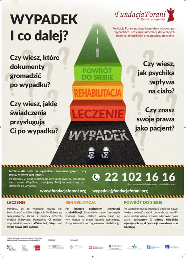 Bezpłatna pomoc dla osób po wypadkach i ich bliskich! - zobacz więcej