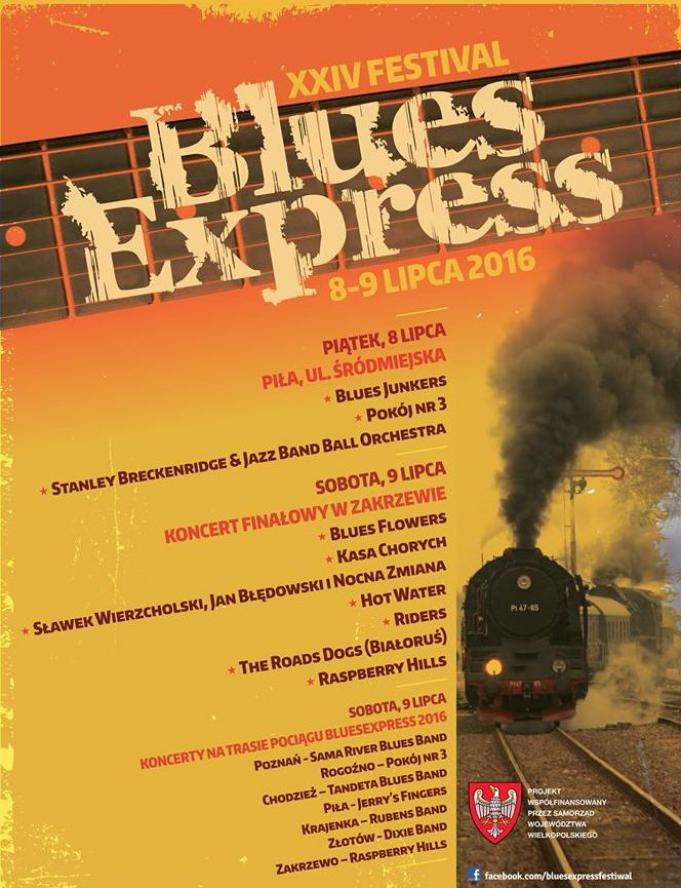 XXIV FESTIVAL „BLUES EXPRESS” W ZAKRZEWIE - zobacz więcej