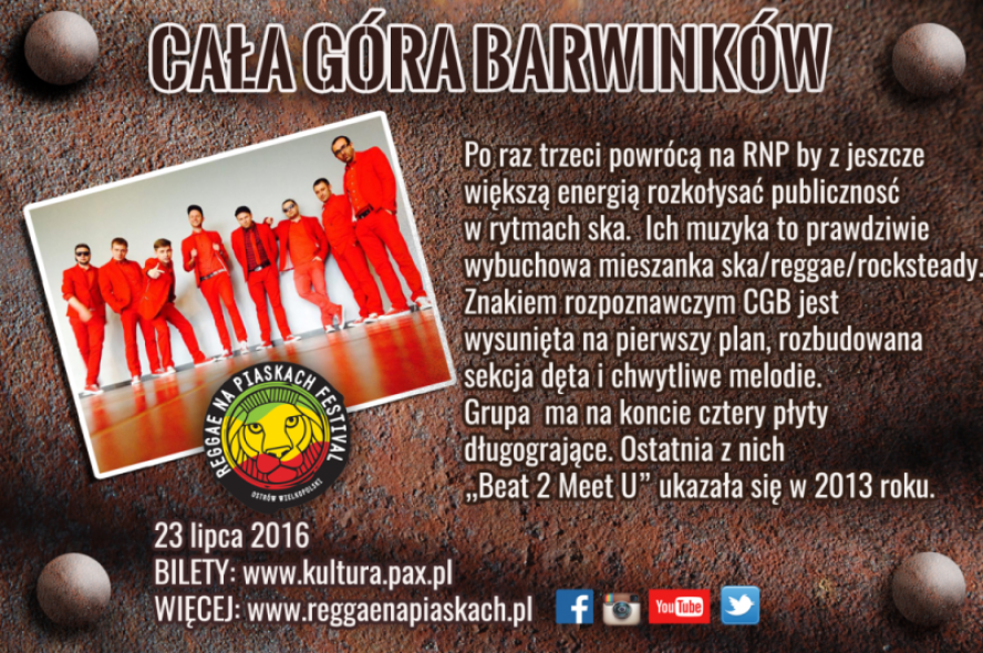 16. FESTIWAL REGGAE NA PIASKACH W OSTROWIE WIELKOPOLSKIM - zobacz więcej