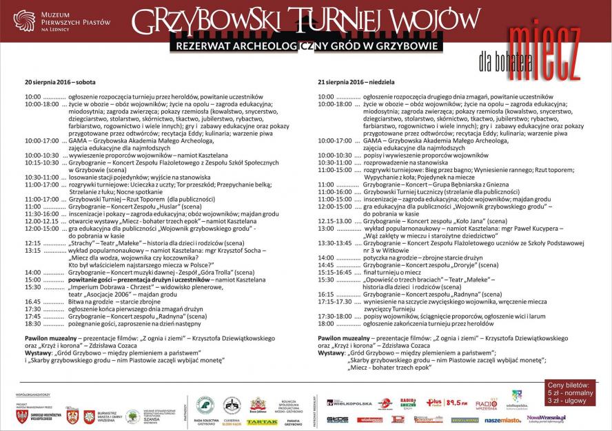 GRZYBOWSKI TURNIEJ WOJÓW - zobacz więcej