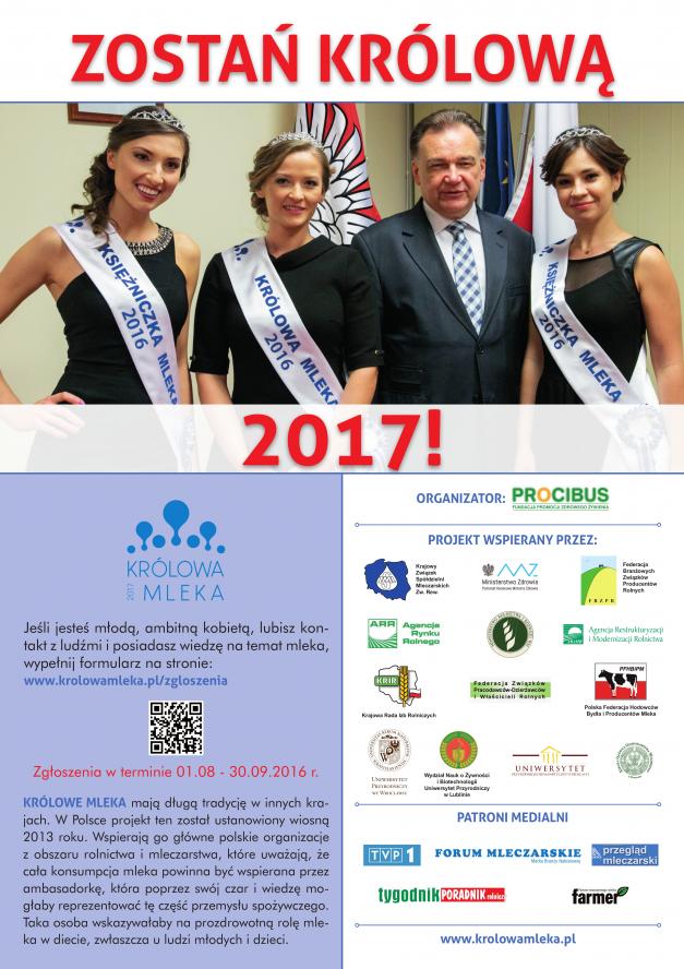 Wybieramy Królową Mleka 2017! - zobacz więcej