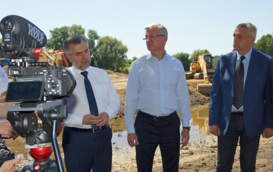 Do Strzeszynka popłynie czysta woda z Rowu Złotnickiego. Powstaje zbiornik retencyjny za unijne pieniądze z WRPO 2014+ - zobacz więcej