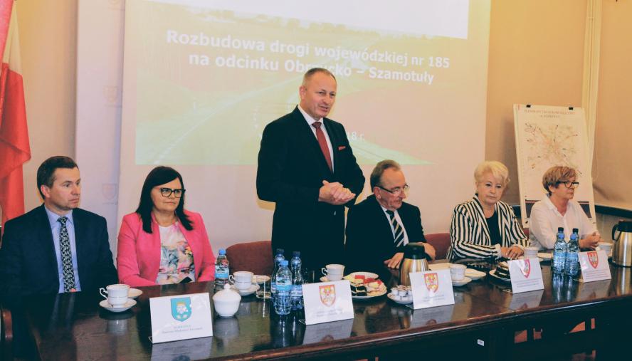 Wicemarszałek Województwa o inwestycjach w powiecie szamotulskim - zobacz więcej