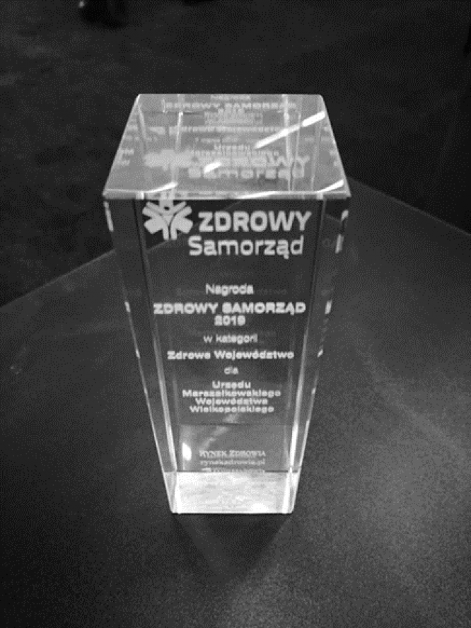 Urząd Marszałkowski Województwa Wielkopolskiego laureatem konkursu „Zdrowy Samorząd” - zobacz więcej