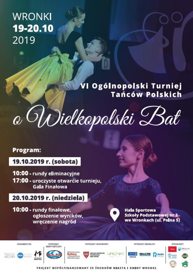 Ogólnopolski Turniej Tańców Polskich o „Wielkopolski Bat” - zobacz więcej