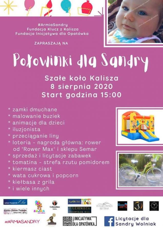 Charytatywny festyn dla Sandry Wolniak z Niedźwiad pod Kaliszem - zobacz więcej