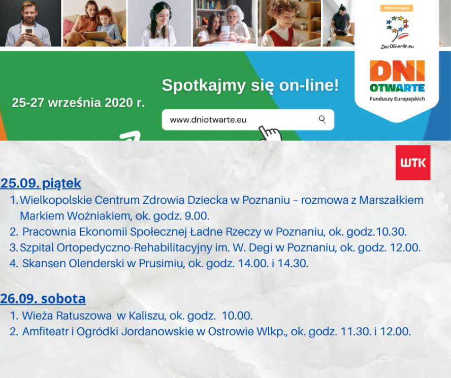 Weekend z DOFE 2020 - transmisje na żywo na antenie WTK - zobacz więcej