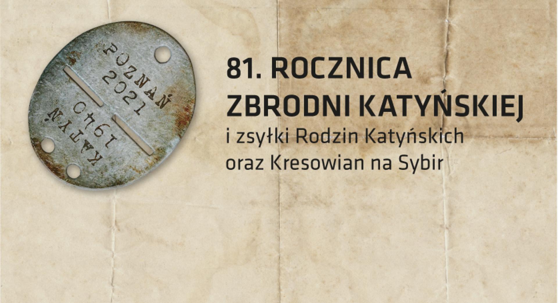 81. rocznica Zbrodni Katyńskiej  - zobacz więcej
