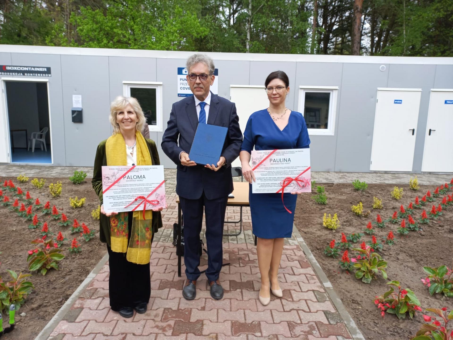 Przedstawicielka WHO odwiedziła szpital w Wolicy - zobacz więcej