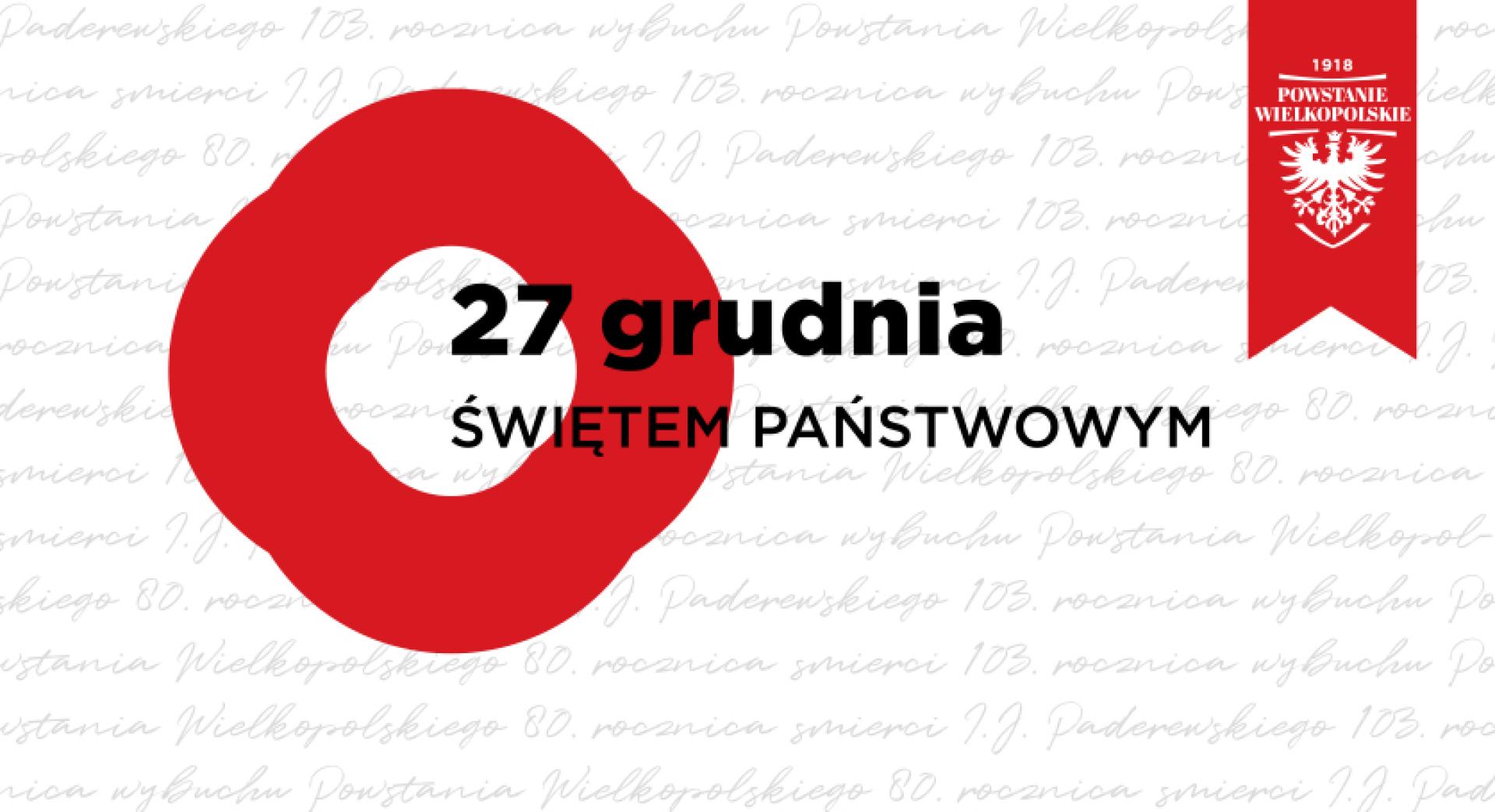 Apel Marszałka na 103. rocznicę wybuchu Powstania Wielkopolskiego  - zobacz więcej