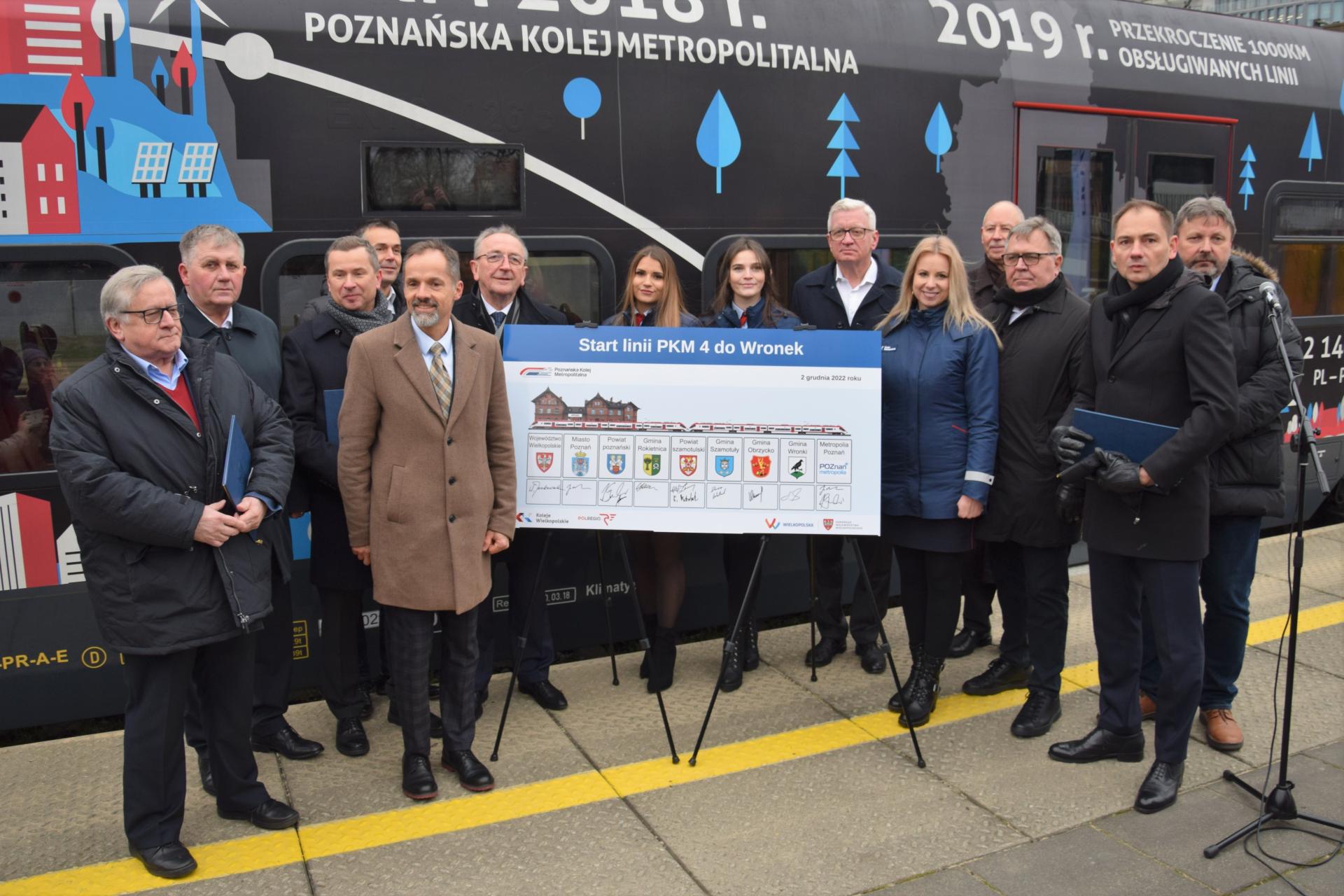 Od nowego roku Poznańska Kolej Metropolitalna pojedzie do Wronek - zobacz więcej