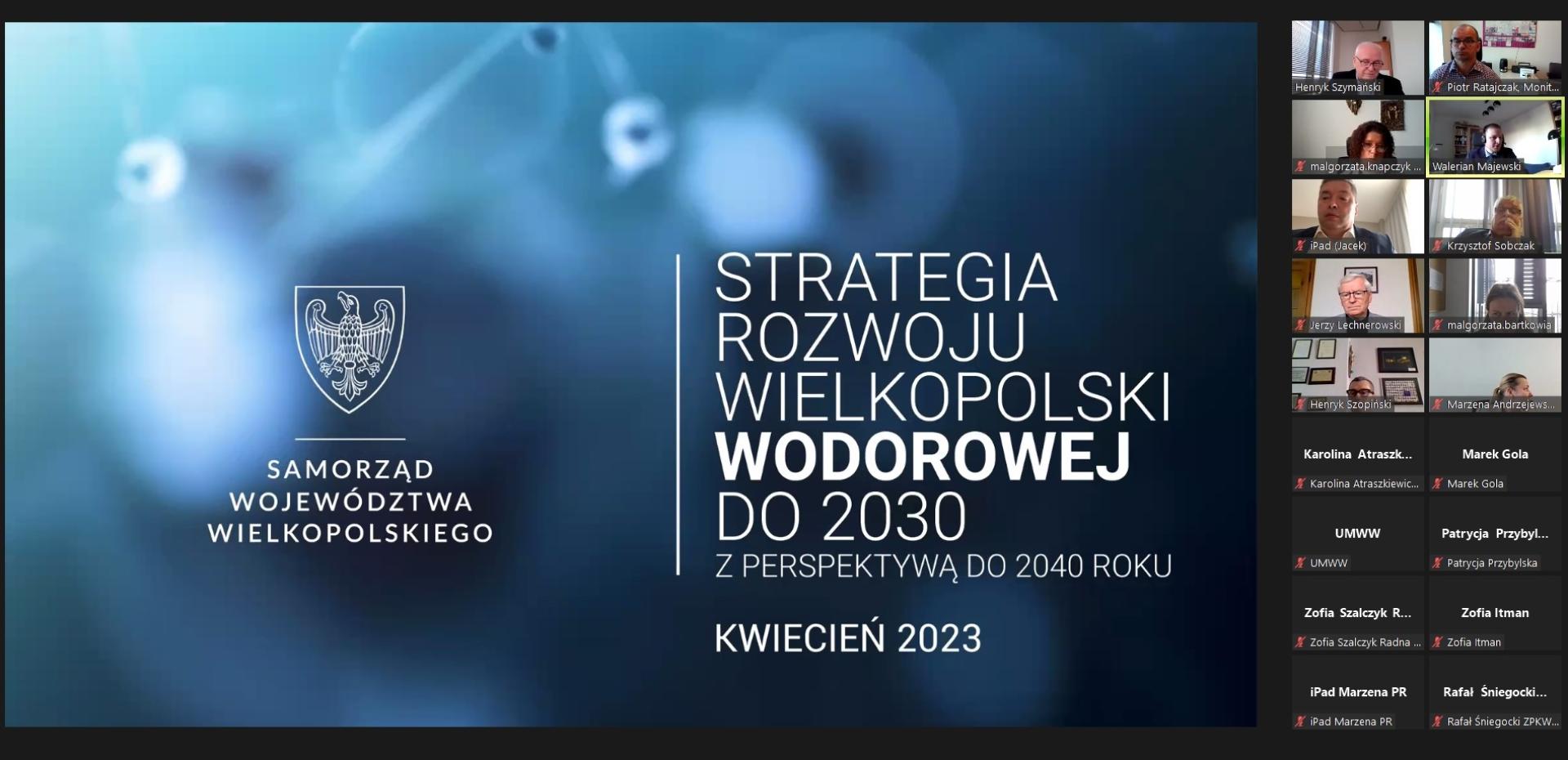 FINISZ PRAC NAD STRATEGIĄ WODOROWĄ - zobacz więcej