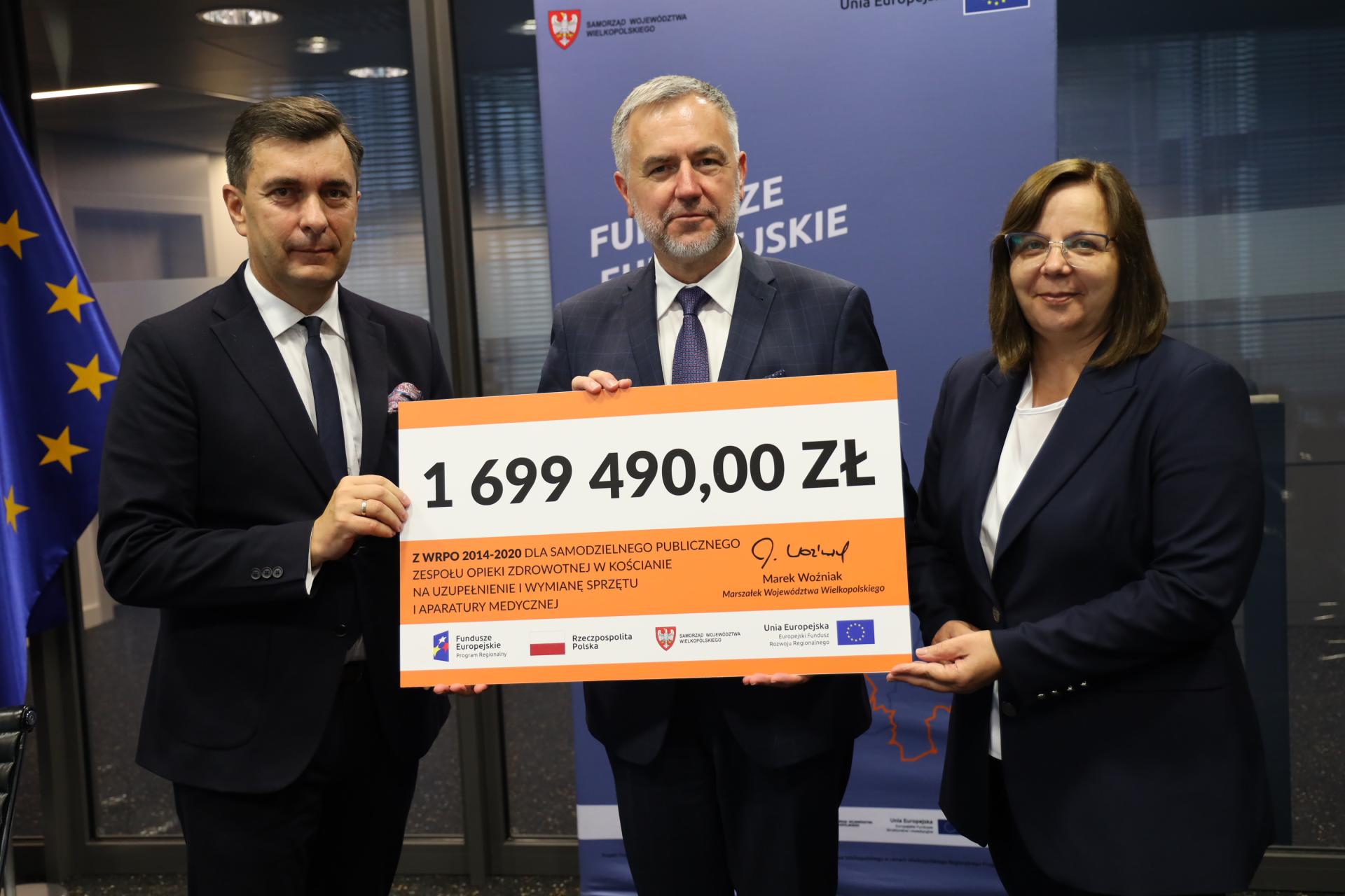 Prawie 1,7 miliona złotych dla szpitala w Kościanie - zobacz więcej