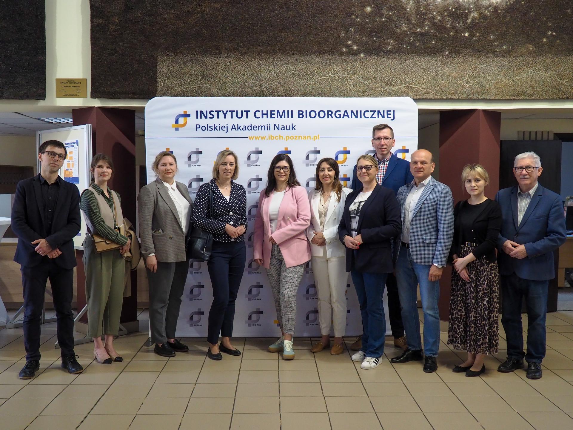 Wizyta studyjna Komisji Gospodarki w Instytucie Chemii Bioorganicznej PAN - zobacz więcej