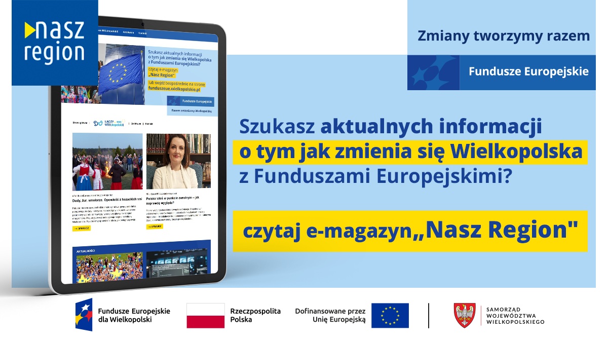 Reklama najnowszego numeru e-magazynu Nasz Region
