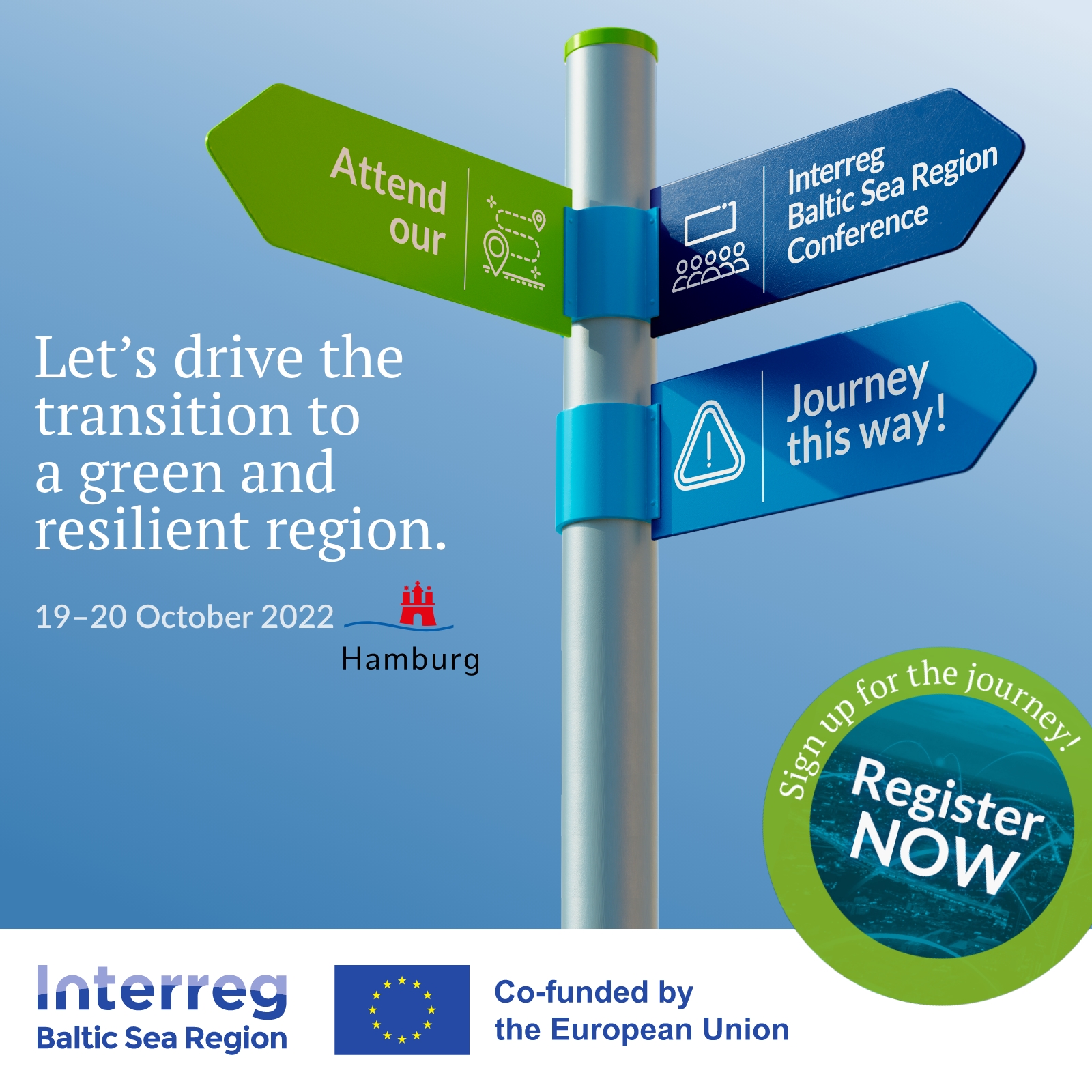 Reklama konferencja programu Interreg Region Morza Bałtyckiego
