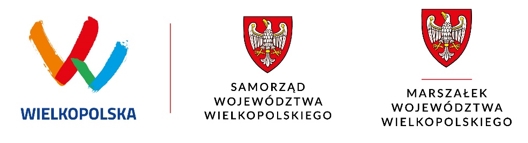 logotyp Wojewodztwa Wielkopolskiego i herby z opisem Samorząd Województwa Wielkopolskiego oraz Marszałek Województwa Wielkopolskiego