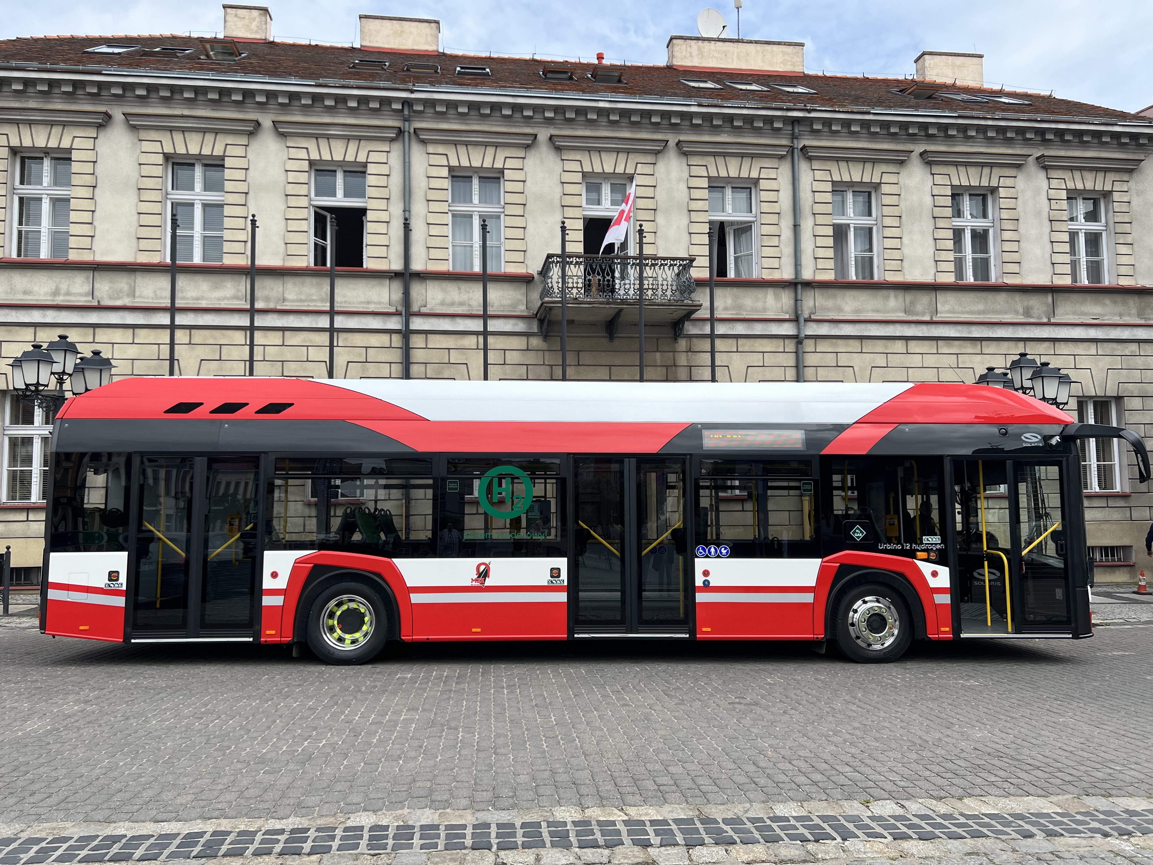 Wasserstoffbus (der erste in Polen) MZK in Konin