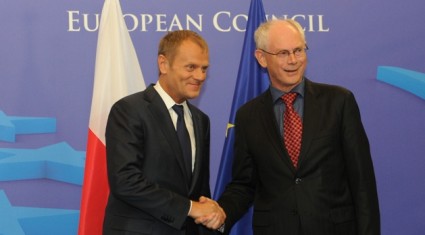 Tusk i van Rompuya