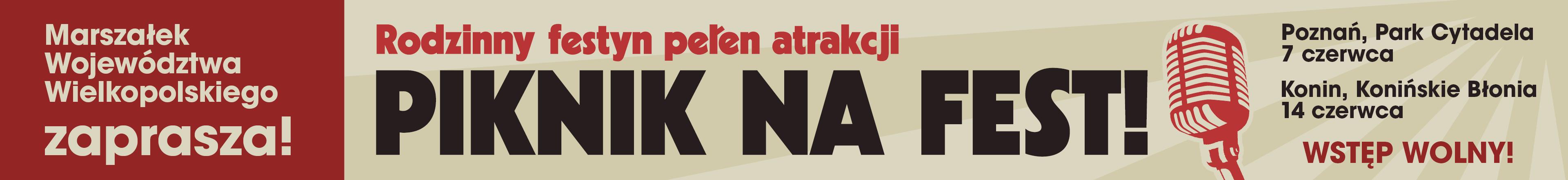 Piknik na Fest zapraszamy do Poznania i Konina